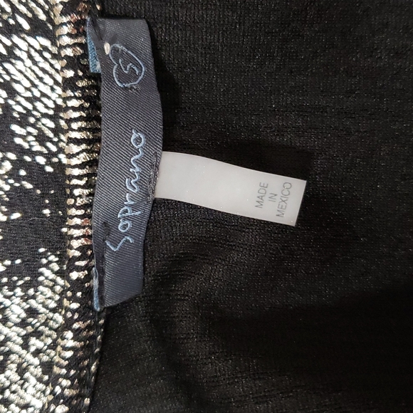 (S) Soprano Metallic Fit & Flare Dress Party Evening Formal Special Occasion - Picture 3 of 7